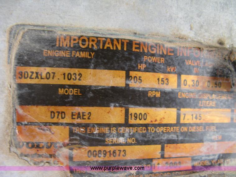 image for item E7957 2004 Volvo EC290B LC excavator