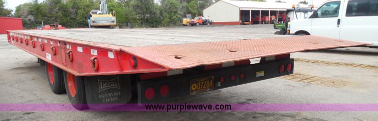 image for item E7958 1998 Landoll 345-31 tilt deck equipment trailer