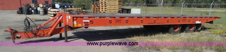 image for item E7960 1996 Landoll 345-31 tilt deck equipment trailer