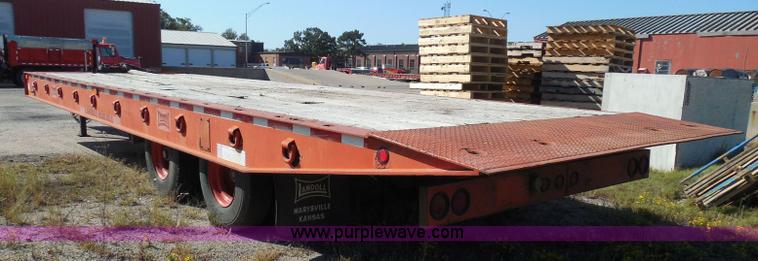 image for item E7960 1996 Landoll 345-31 tilt deck equipment trailer