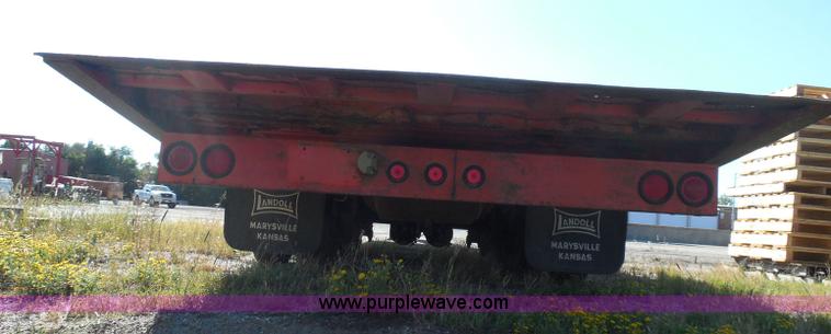 image for item E7960 1996 Landoll 345-31 tilt deck equipment trailer