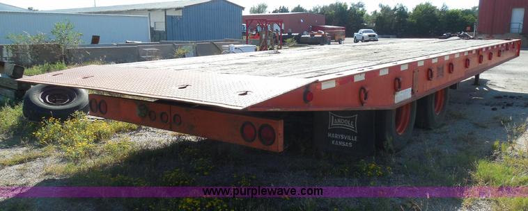 image for item E7960 1996 Landoll 345-31 tilt deck equipment trailer