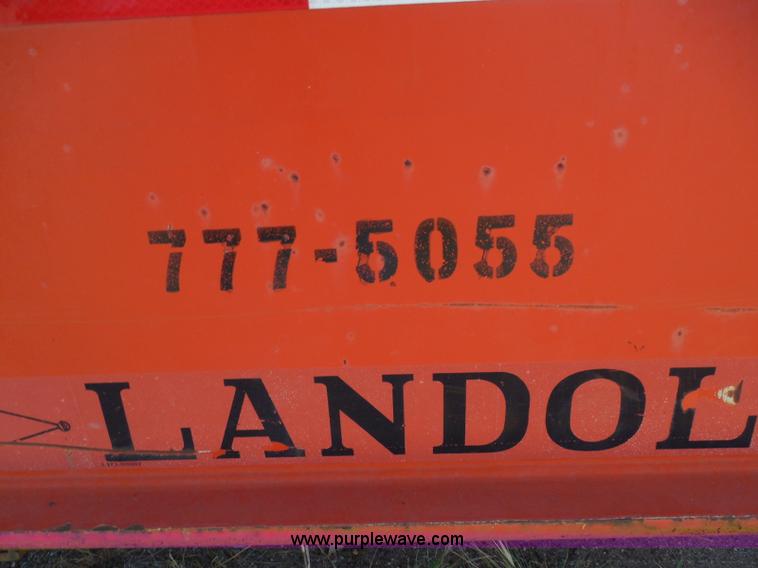 image for item E7960 1996 Landoll 345-31 tilt deck equipment trailer