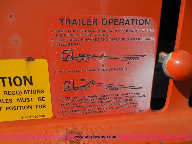 image for item E7960 1996 Landoll 345-31 tilt deck equipment trailer