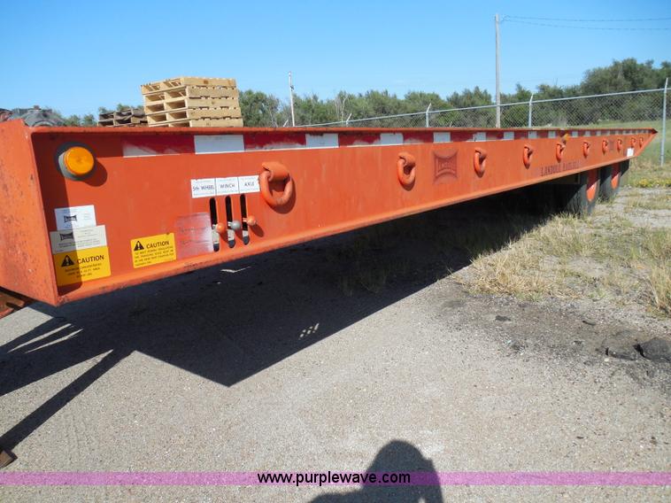 image for item E7960 1996 Landoll 345-31 tilt deck equipment trailer