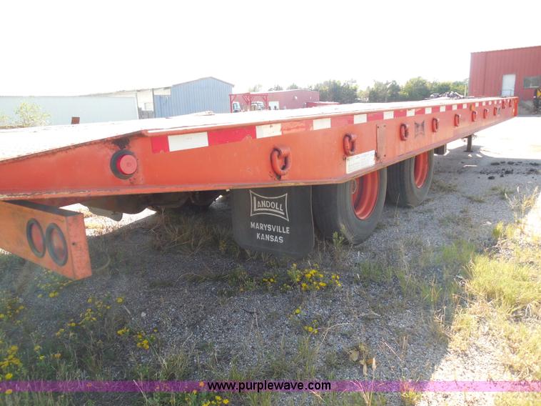 image for item E7960 1996 Landoll 345-31 tilt deck equipment trailer
