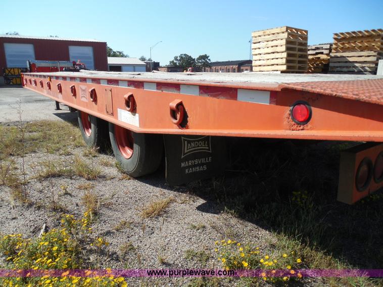 image for item E7960 1996 Landoll 345-31 tilt deck equipment trailer