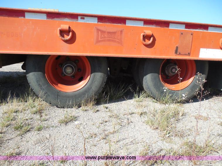 image for item E7960 1996 Landoll 345-31 tilt deck equipment trailer