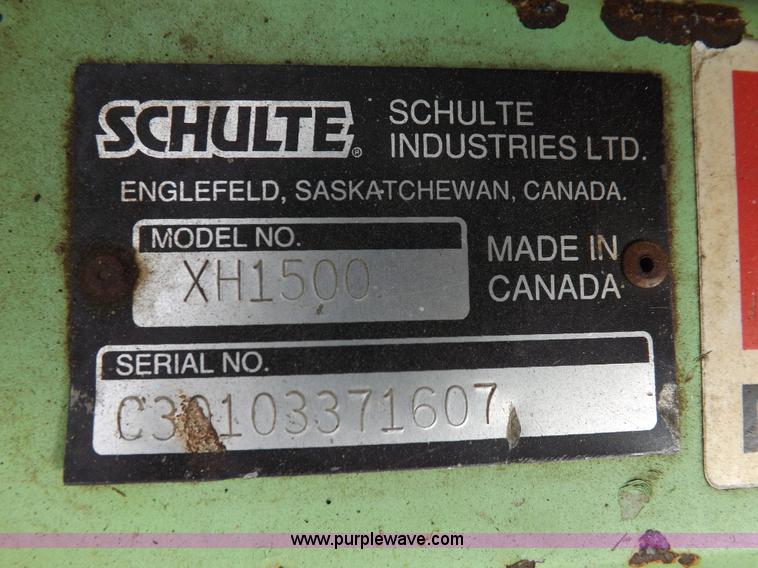 image for item H9103 2006 Schulte XH1500 rotary mower