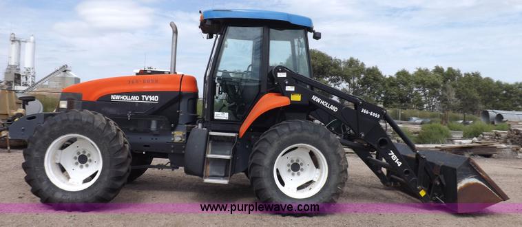 image for item H9106 1999 New Holland TV140 bi-directional MFWD tractor