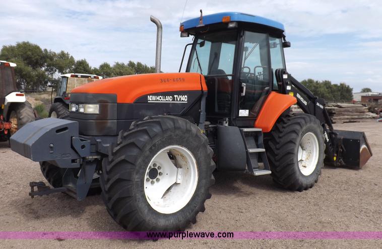 image for item H9106 1999 New Holland TV140 bi-directional MFWD tractor