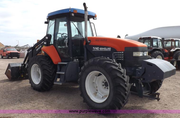 image for item H9106 1999 New Holland TV140 bi-directional MFWD tractor