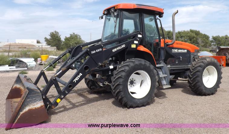 image for item H9107 1999 New Holland TV140 bi-directional MFWD tractor