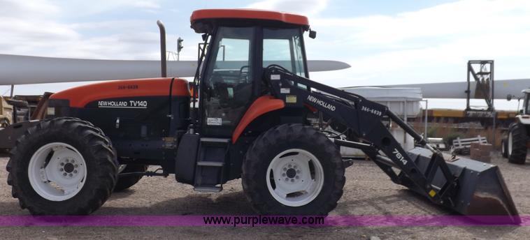 image for item H9107 1999 New Holland TV140 bi-directional MFWD tractor