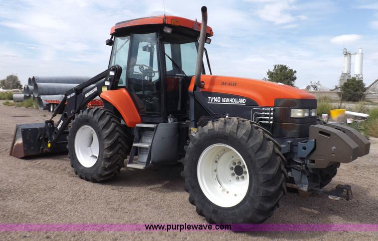 image for item H9107 1999 New Holland TV140 bi-directional MFWD tractor
