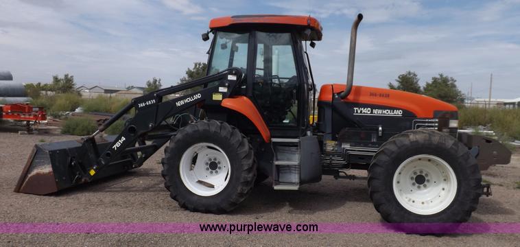 image for item H9107 1999 New Holland TV140 bi-directional MFWD tractor