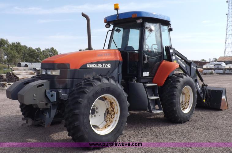 image for item H9112 1999 New Holland TV140 bi-directional MFWD tractor