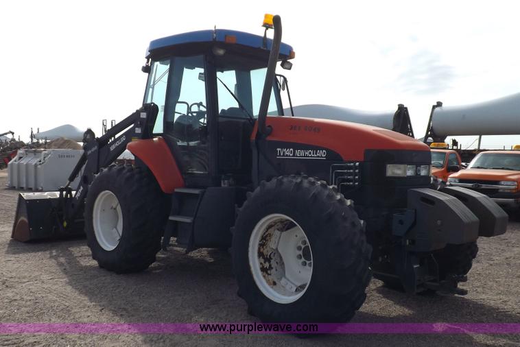 image for item H9112 1999 New Holland TV140 bi-directional MFWD tractor