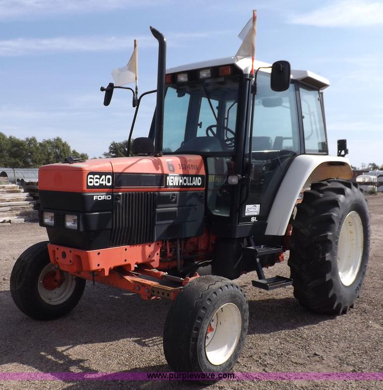 image for item H9113 1997 New Holland 6640SL tractor