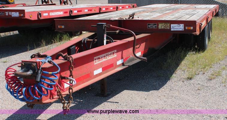 image for item I5807 1999 Evaco hydraulic tilt deck trailer