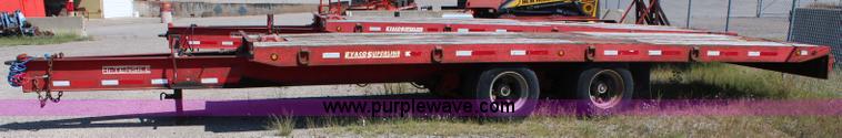 image for item I5807 1999 Evaco hydraulic tilt deck trailer