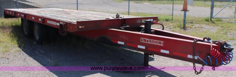 image for item I5807 1999 Evaco hydraulic tilt deck trailer