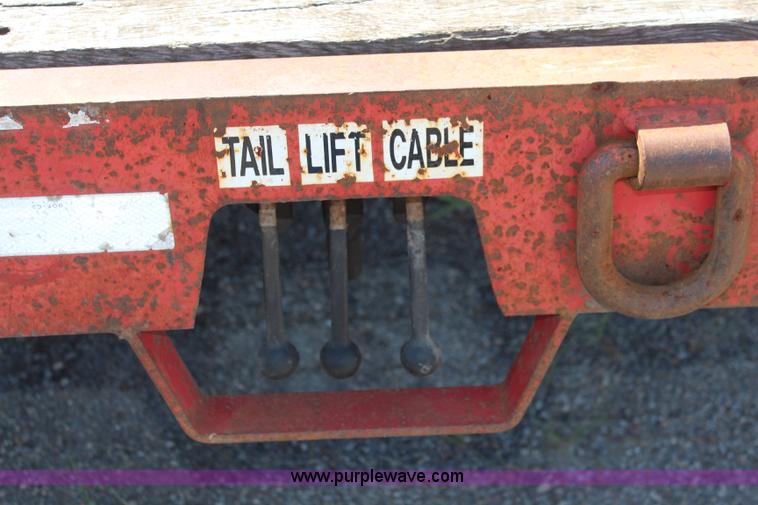 image for item I5807 1999 Evaco hydraulic tilt deck trailer