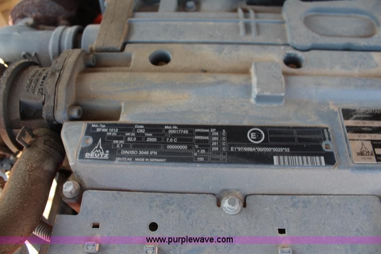 image for item I5810 2002 Hamm GRW6 pneumatic roller