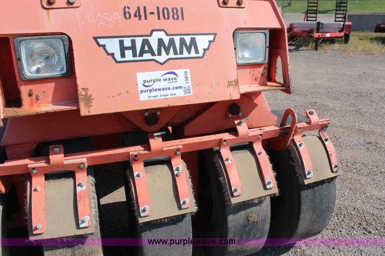 image for item I5810 2002 Hamm GRW6 pneumatic roller