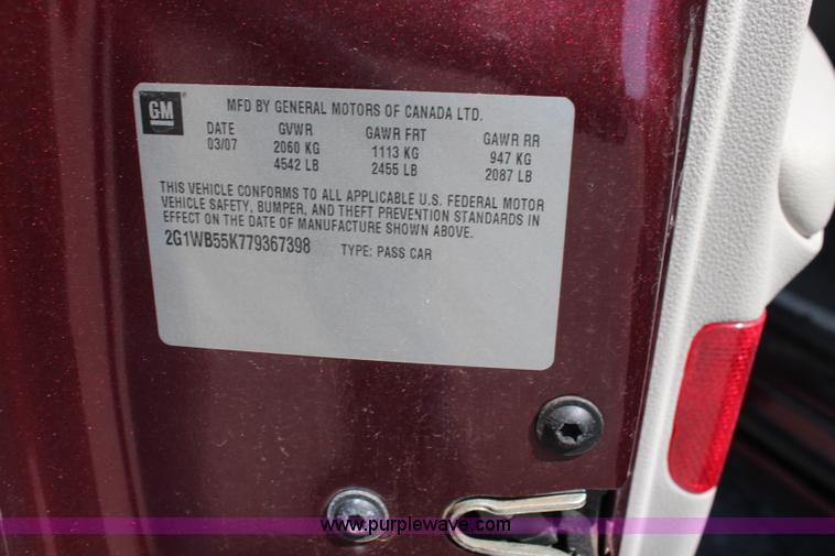 image for item J2034 2007 Chevrolet Impala LS