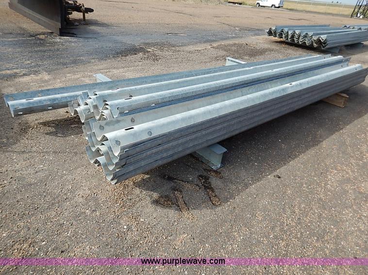 image for item J3049 Assorted guard rail and posts