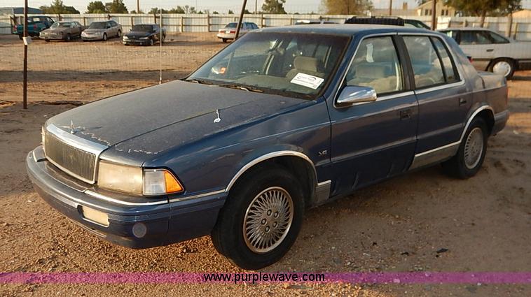 image for item I5412 1993 Chrysler Lebaron LE