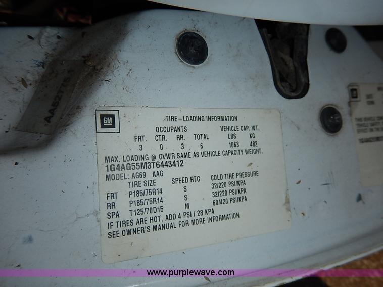 image for item I5423 1996 Buick Century