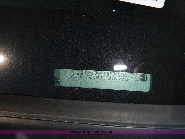 image for item I5424 2001 Ford Focus ZTS