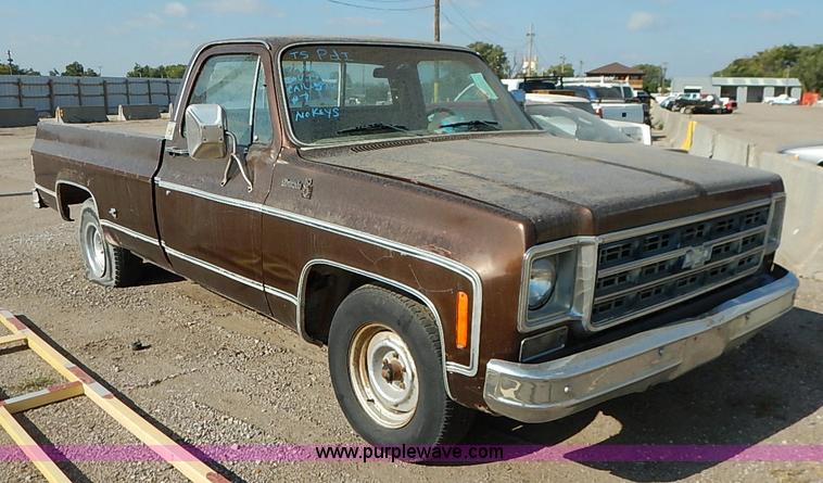 image for item I5450 1978 Chevrolet Silverado 10 pickup truck