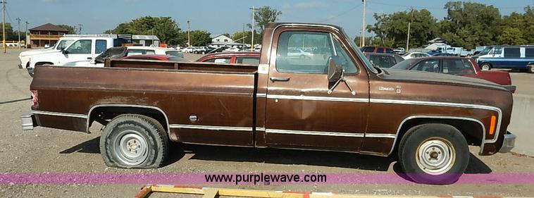 image for item I5450 1978 Chevrolet Silverado 10 pickup truck