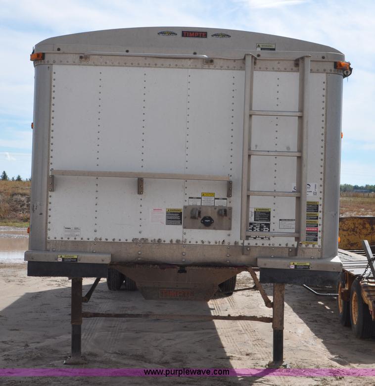 image for item F2060 2007 Timpte double hopper bottom grain trailer