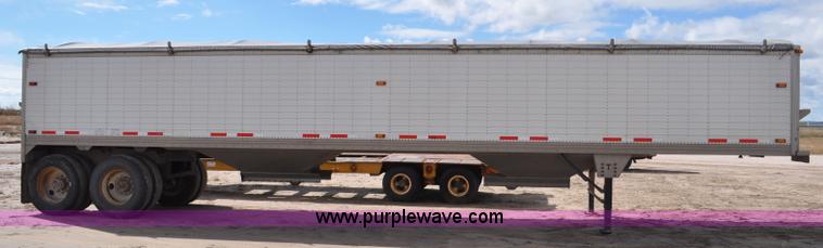 image for item F2060 2007 Timpte double hopper bottom grain trailer