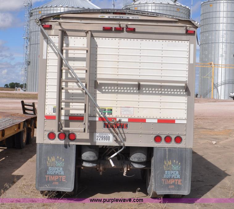 image for item F2060 2007 Timpte double hopper bottom grain trailer