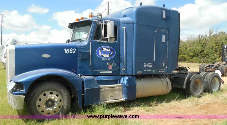 image for item I3350 1998 Peterbilt 377 semi truck