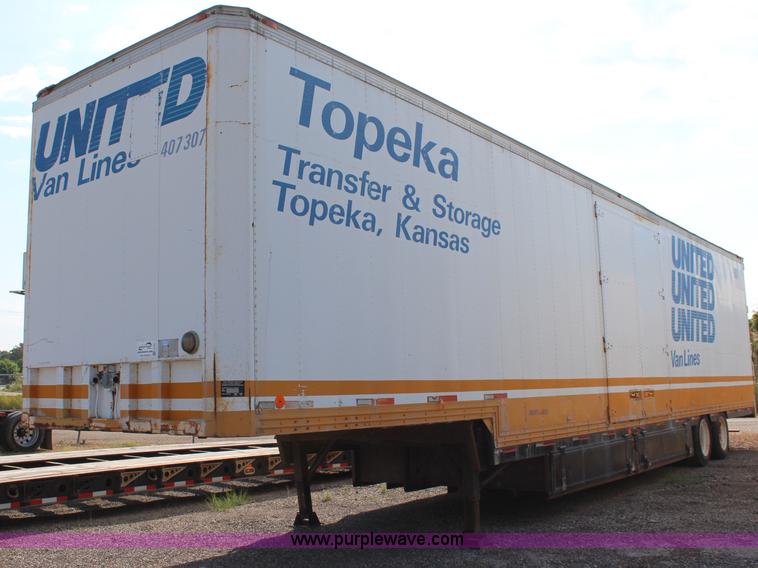 image for item J1127 1984 Kentucky moving van trailer