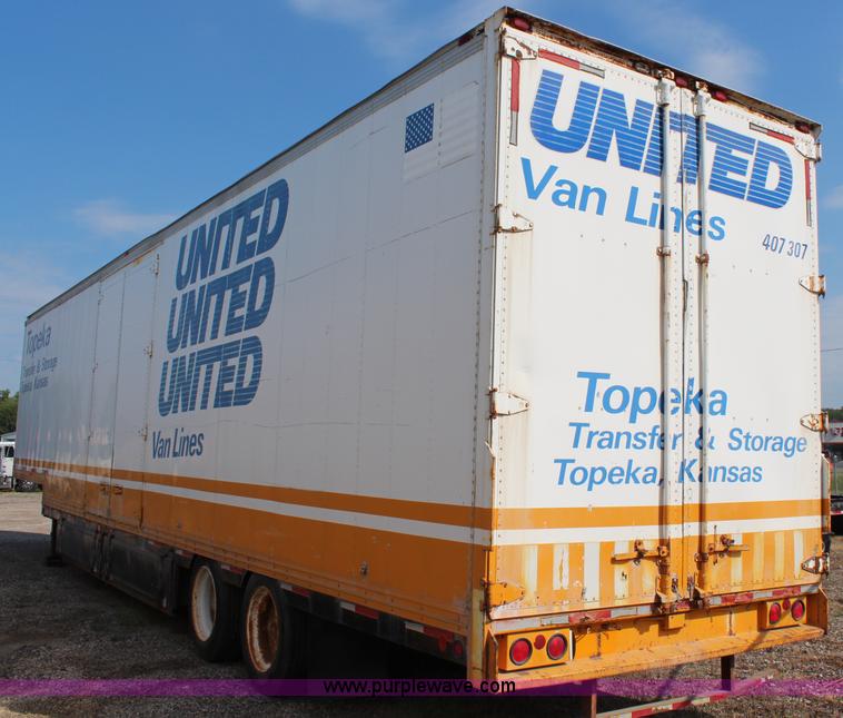 image for item J1127 1984 Kentucky moving van trailer