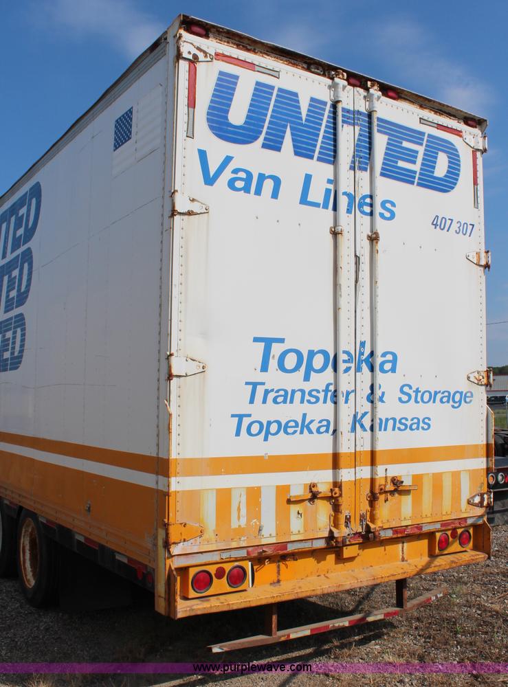 image for item J1127 1984 Kentucky moving van trailer