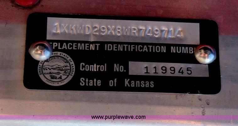 image for item J1147 1998 Kenworth W900 semi truck