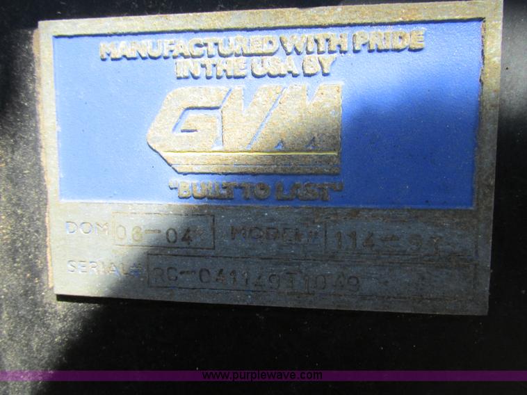 image for item AW9887 2004 GVM Prowler 1149T self-propelled sprayer/dry spreader