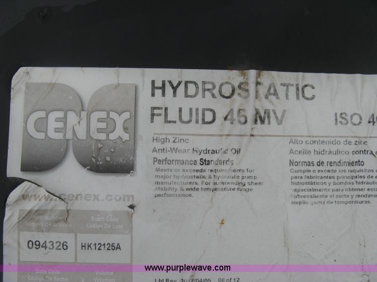 Cenex hydraulic fluid in Hesston, KS Item BE9131 sold Purple Wave