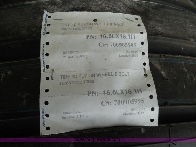 image for item BE9979 (2) steel wheels with tires