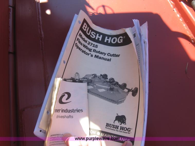 image for item H9485 2010 Bush Hog 12715 Legend batwing mower