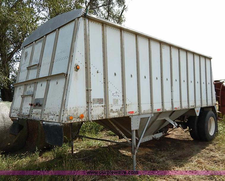 image for item I5406 1979 Merritt single hopper grain trailer
