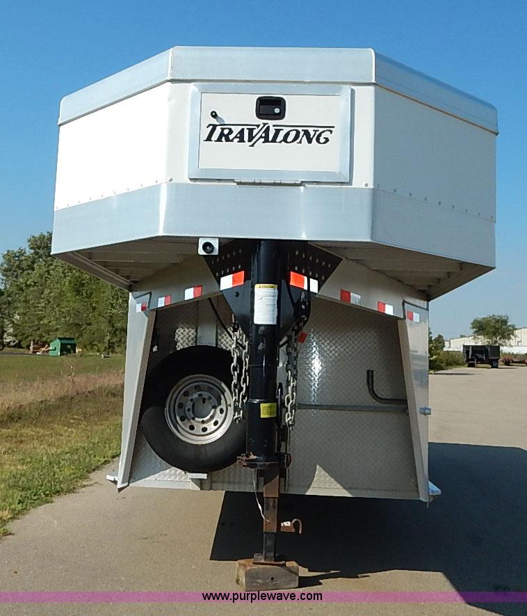 image for item I5457 2004 Liberty 20' gooseneck stock trailer